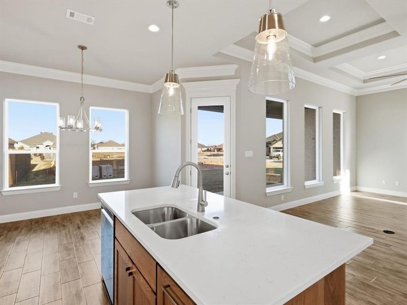 Furnished interior view inside a new home in , Tolar (Image 9).