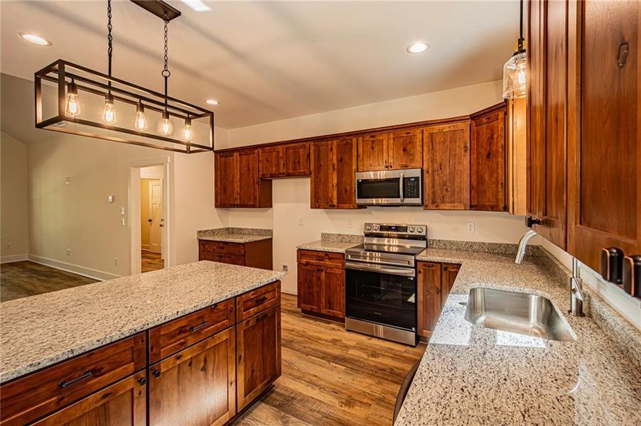 Furnished interior view inside a new home in , Dawsonville (Image 15).