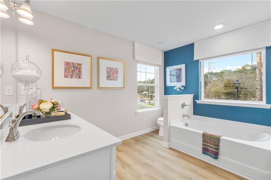 Furnished interior view inside a new home in Bowers Farm, McDonough (Image 33).