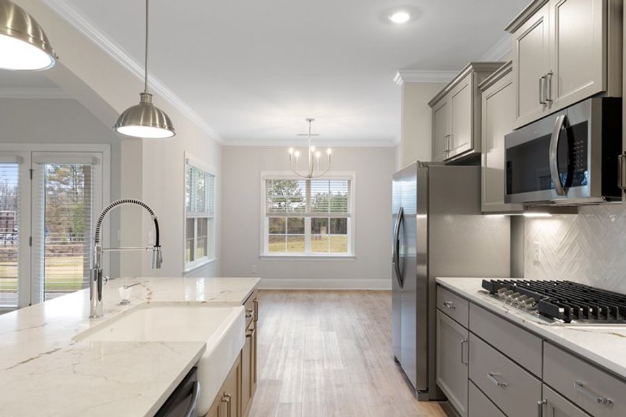 Furnished interior view inside a new home in Taylor Oaks, Greenville (Image 12).
