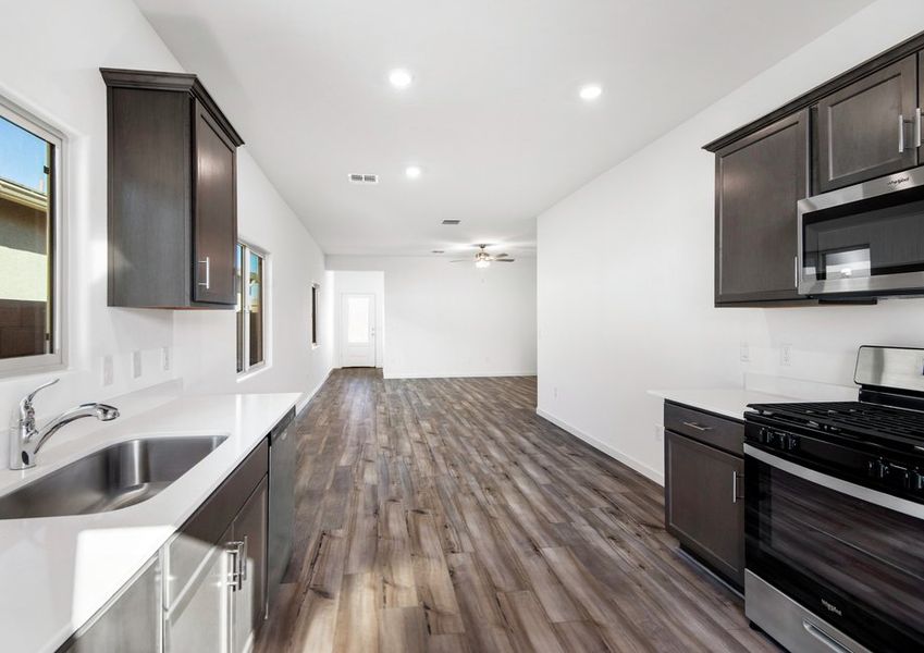 The open-concept layout of this home is perfect for entertaining!