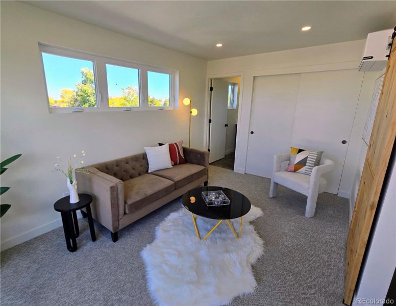 Furnished interior view inside a new home in , Denver (Image 9). Furnished interior view inside a new home in , Denver (Image 9).