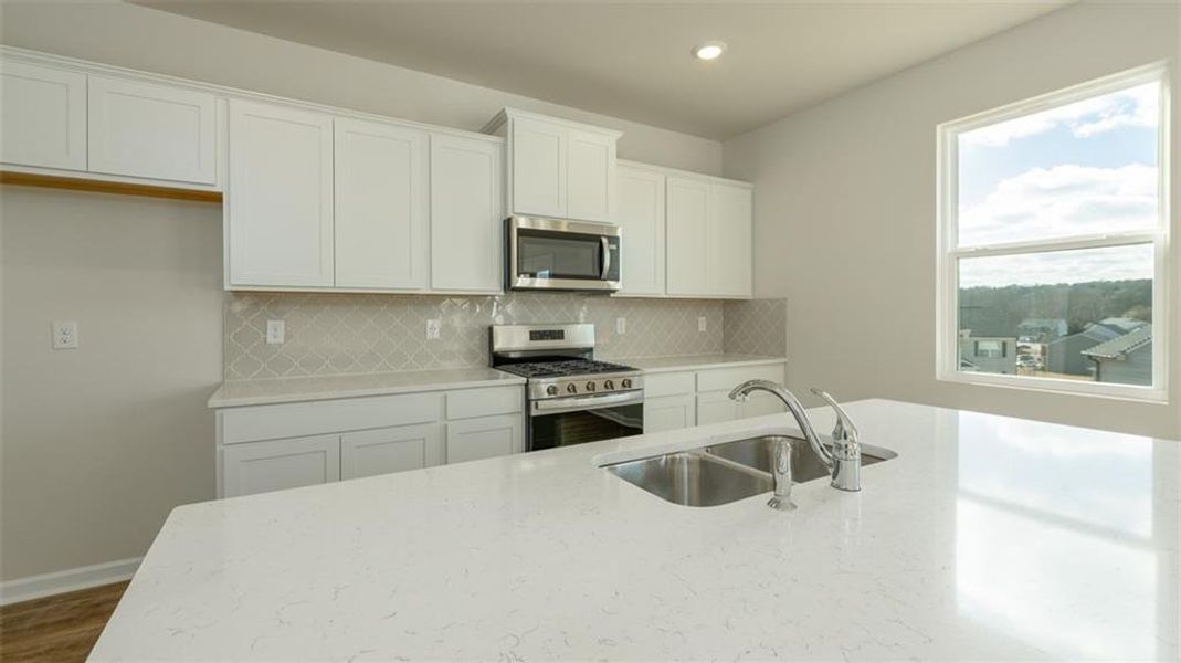 Furnished interior view inside a new home in Brooks Village, Dacula (Image 10).