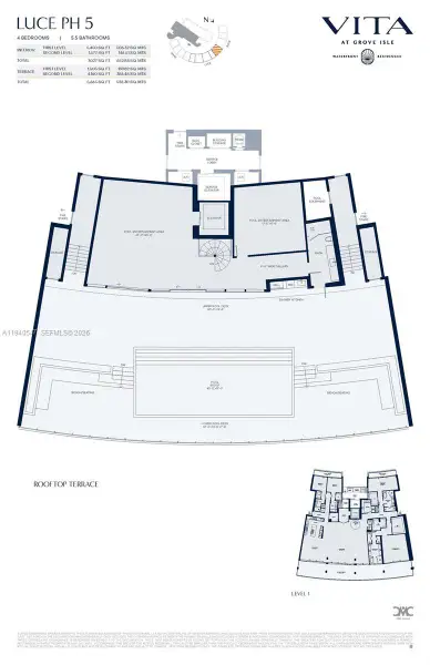 2D floor plan layout of this home in , Miami, FL (Image 4).