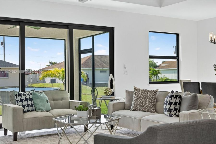 Furnished interior view inside a new home in , Lehigh Acres (Image 27).