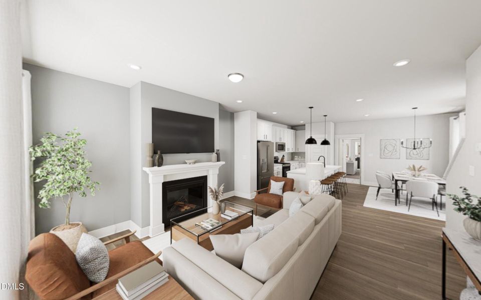 Living Room With Yin & Yang Interior Living Room With Yin & Yang Interior
