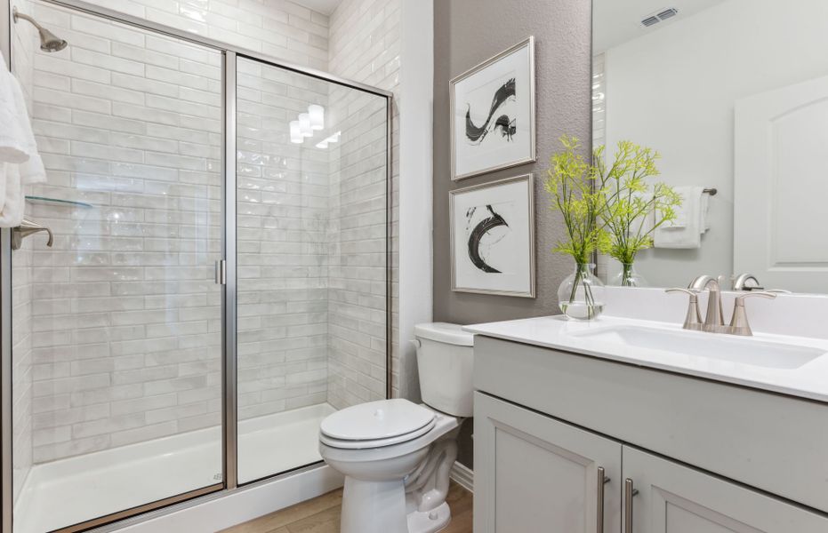 Furnished interior view inside a new home in Del Webb at Legacy Hills, Celina (Image 5). Furnished interior view inside a new home in Del Webb at Legacy Hills, Celina (Image 5).