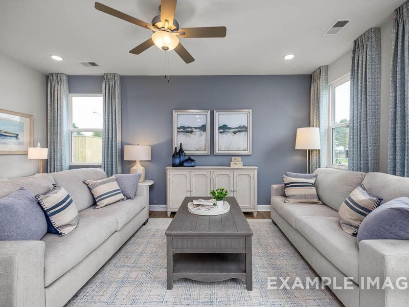 Furnished interior view inside a new home in Springvale, Fuquay Varina (Image 7).