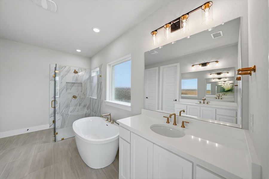 Furnished interior view inside a new home in Aster Park, McKinney (Image 11).