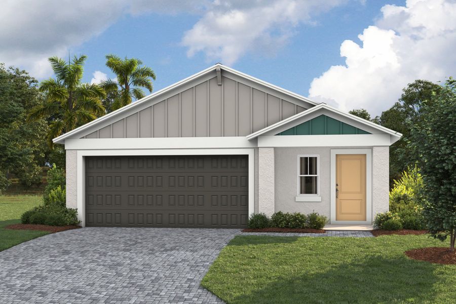 Representative exterior photo of a completed home built from the Magenta by Casa Fresca Homes in Pasadena Ridge, Dade City, FL (Image 6).