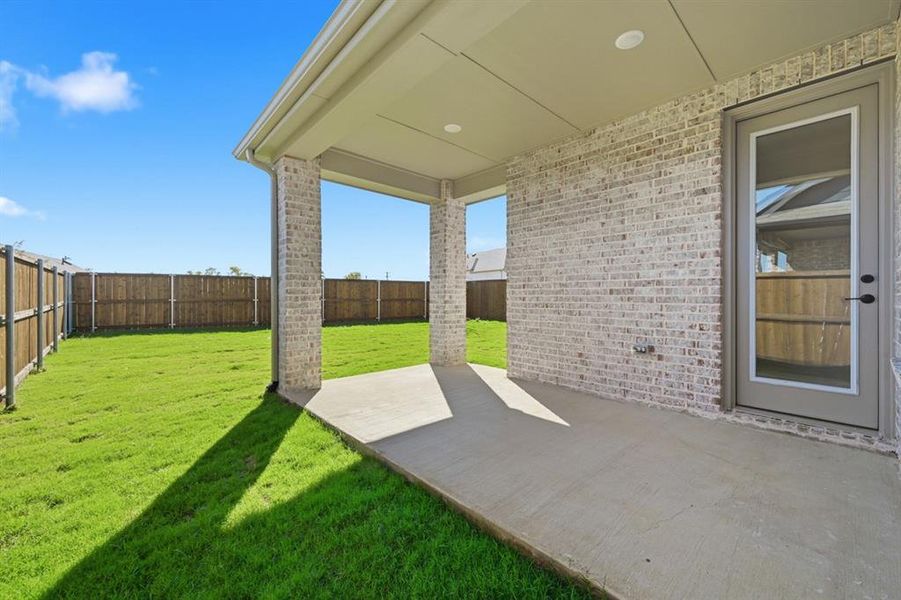 Exterior details and patio area of a home in Heritage Ranch: 40ft. lots, Sherman (Image 17). Exterior details and patio area of a home in Heritage Ranch: 40ft. lots, Sherman (Image 17).