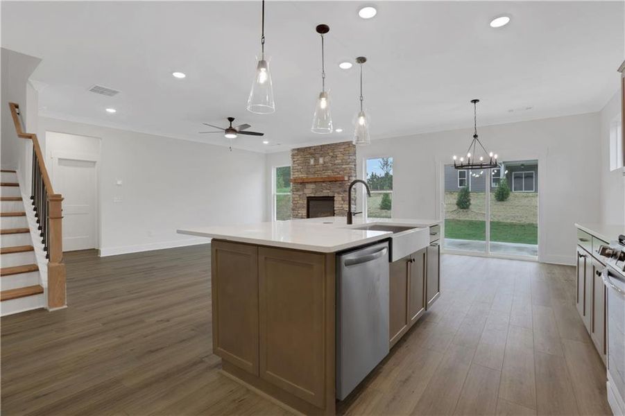 Furnished interior view inside a new home in , Loganville (Image 14).