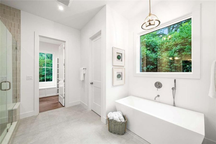 Furnished interior view inside a new home in , Marietta (Image 25).