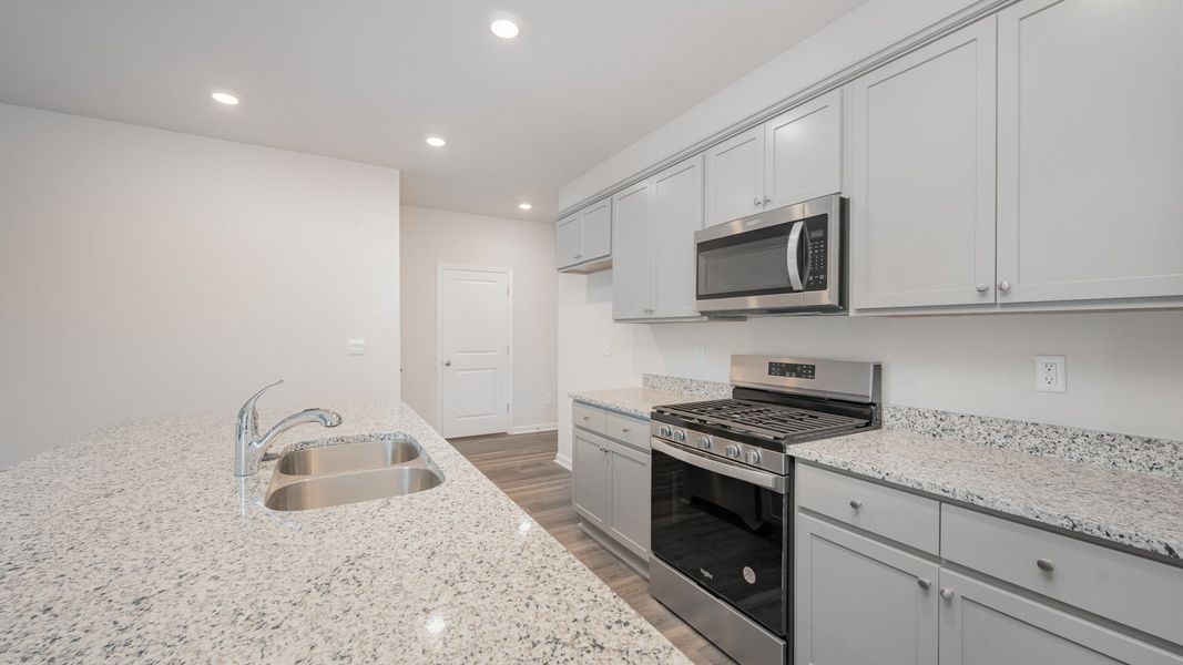 Furnished interior view inside a new home in Indigo Preserve, Leland (Image 5).