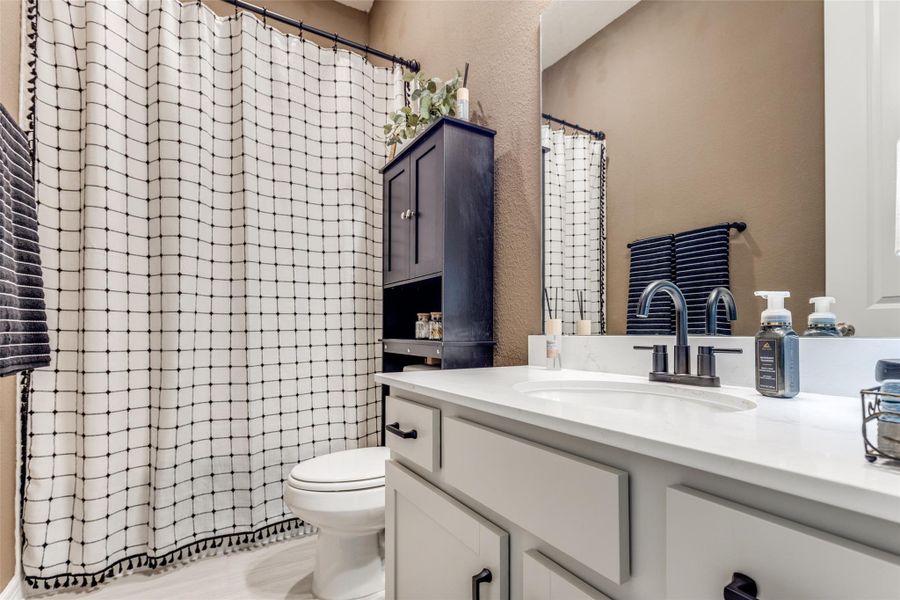 Furnished interior view inside a new home in , League City (Image 15).