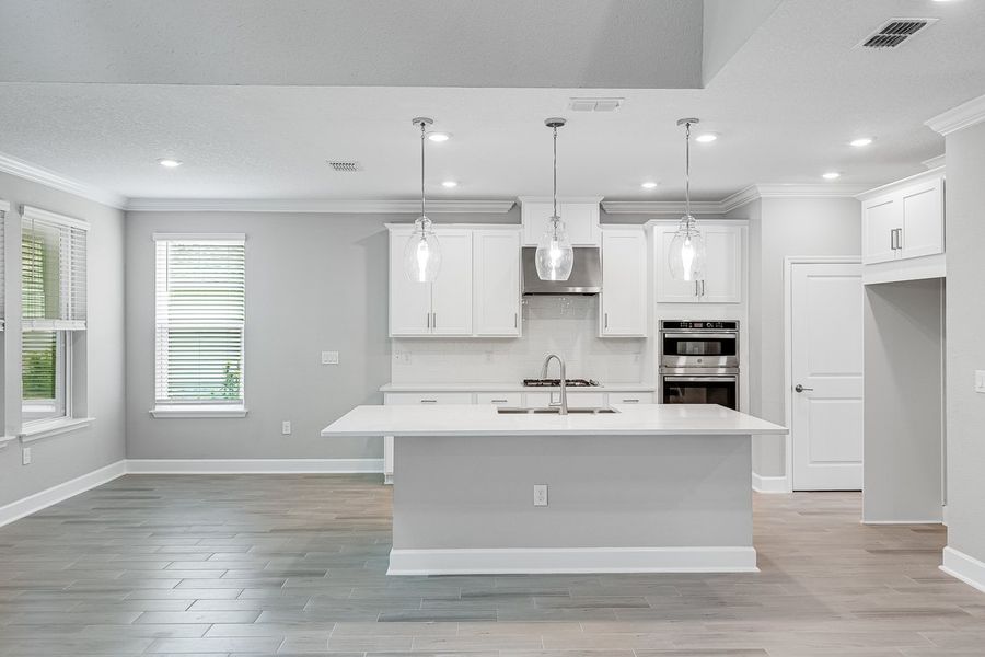 Furnished interior view inside a new home in Osprey Cove, St. Marys (Image 8). Furnished interior view inside a new home in Osprey Cove, St. Marys (Image 8).