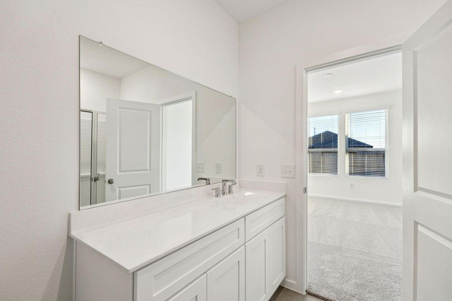 Furnished interior view inside a new home in Decker Farms, Magnolia (Image 9).