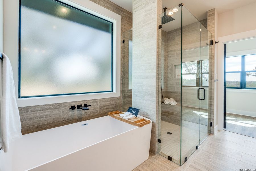 Furnished interior view inside a new home in , Spring Branch (Image 10).