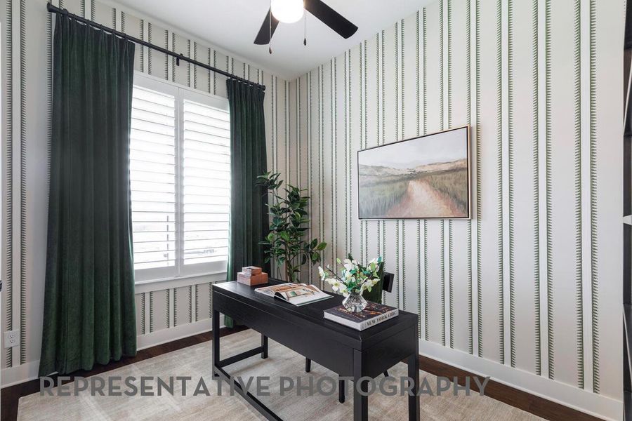 Furnished interior view inside a new home in Flora, Hutto (Image 16).