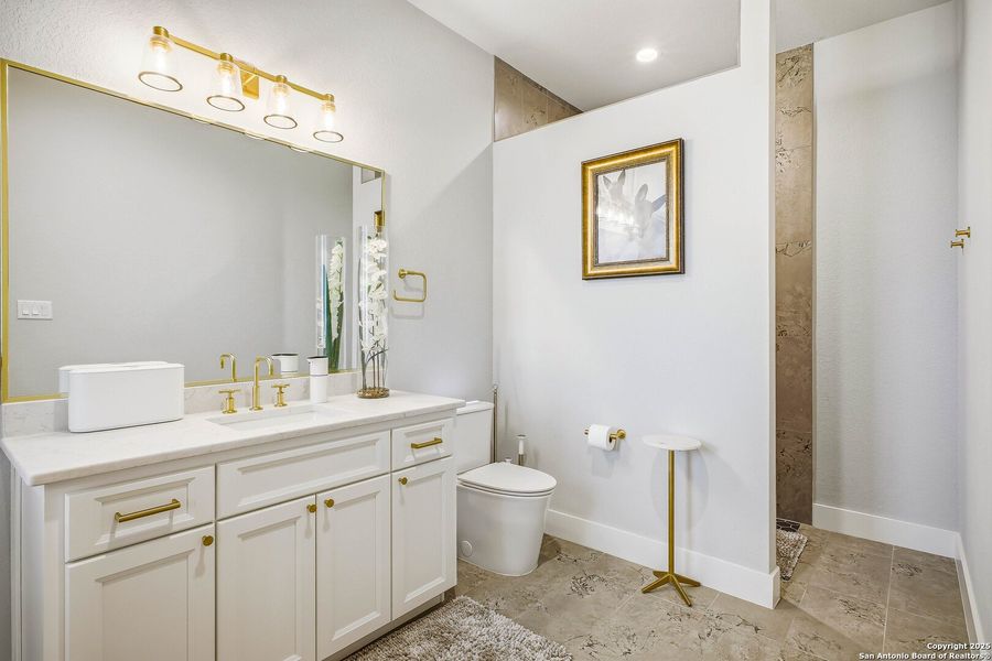 Furnished interior view inside a new home in , San Antonio (Image 68).