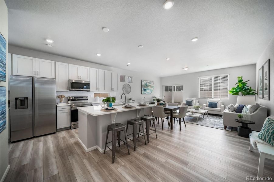 Furnished interior view inside a new home in , Aurora (Image 26).
