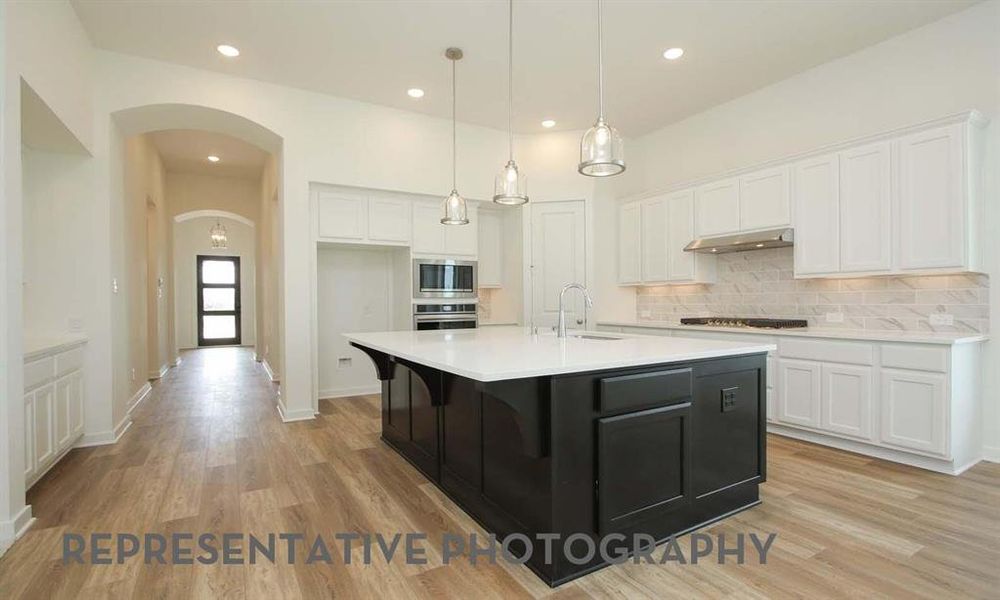 Furnished interior view inside a new home in Sandbrock Ranch, Aubrey (Image 3).