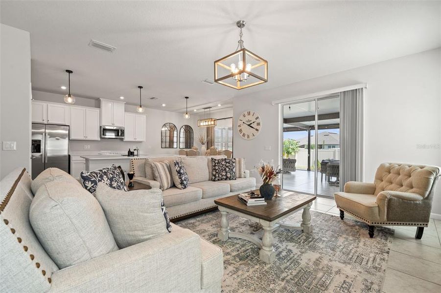 Furnished interior view inside a new home in , Land O' Lakes (Image 10). Furnished interior view inside a new home in , Land O' Lakes (Image 10).