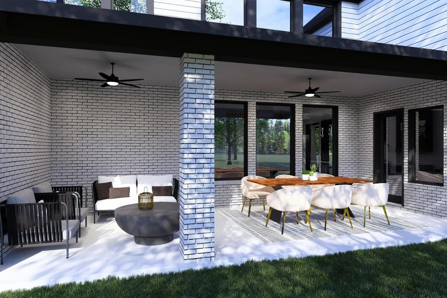 The McKennan Outdoor Living Area The McKennan Outdoor Living Area