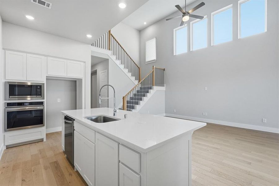 Furnished interior view inside a new home in Sandbrock Ranch, Aubrey (Image 7).