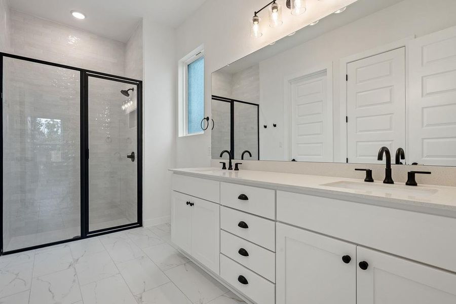 Furnished interior view inside a new home in Heritage, Dripping Springs (Image 10).