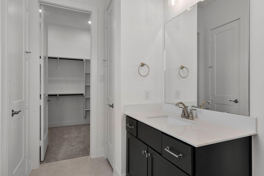 Furnished interior view inside a new home in The Trails, New Caney (Image 13).