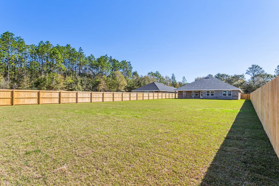 Representative exterior photo of a completed home built from the The Sapphire by Herbst Homes in Clear Water Landing, Milton, FL (Image 37).