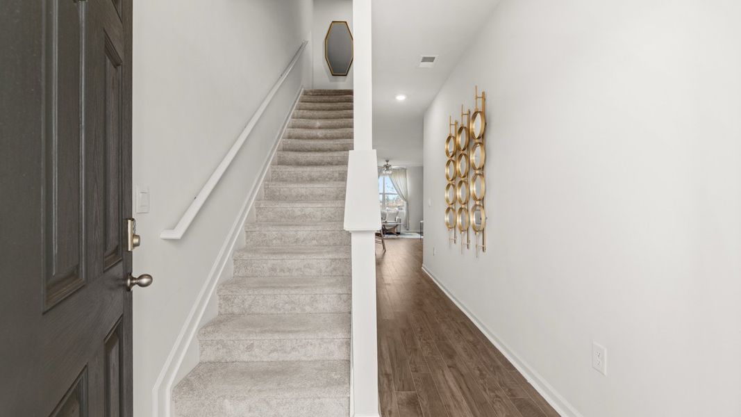 Representative unfurnished interior of a home built from the Maywood 3 by D.R. Horton in Laurel Park Townhomes, Hephzibah (Image 20).