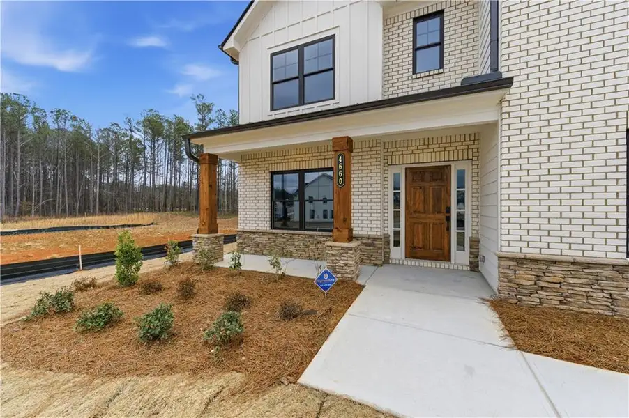 Exterior details and patio area of a home in Springside Reserve, Powder Springs (Image 4).