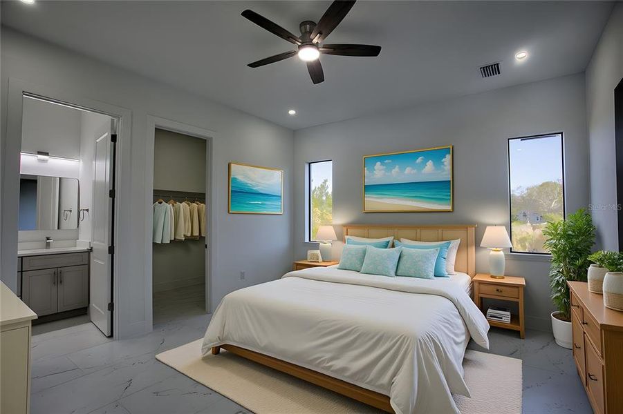 Furnished interior view inside a new home in , Port Charlotte (Image 37). Furnished interior view inside a new home in , Port Charlotte (Image 37).