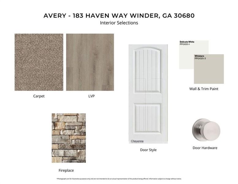 Sample of building materials used in homes in Stonehaven, Winder (Image 5). Sample of building materials used in homes in Stonehaven, Winder (Image 5).