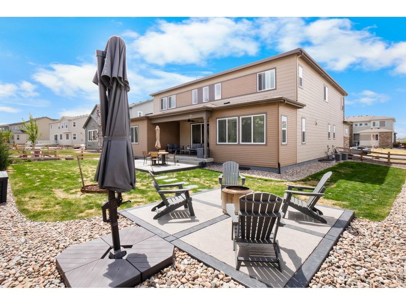 Exterior details and patio area of a home in Morgan Hill, Erie (Image 21).