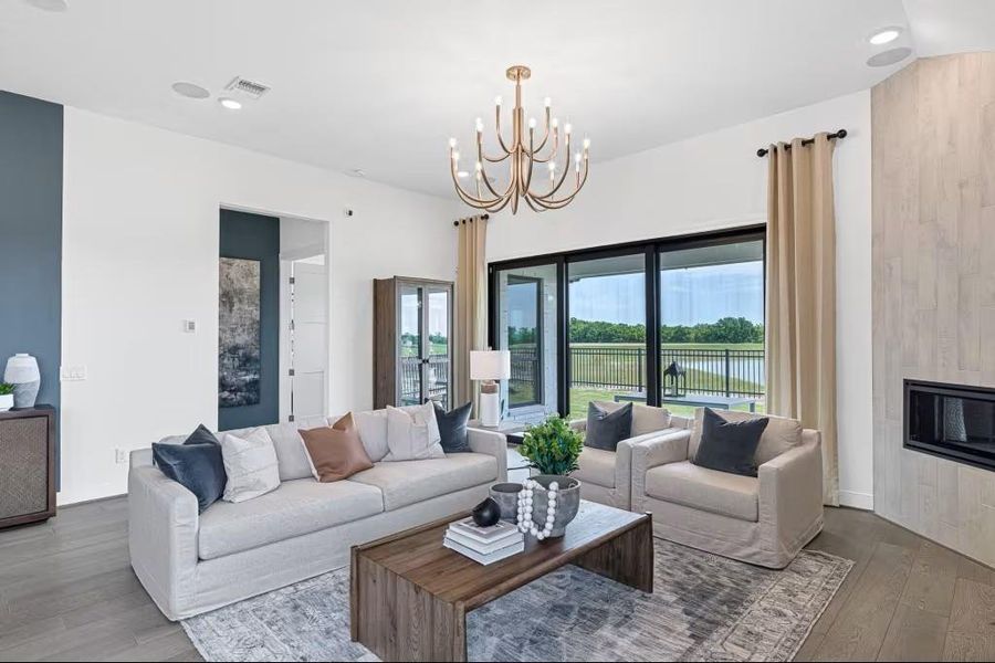 Furnished interior view inside a new home in Valencia, Manvel (Image 9). Furnished interior view inside a new home in Valencia, Manvel (Image 9).