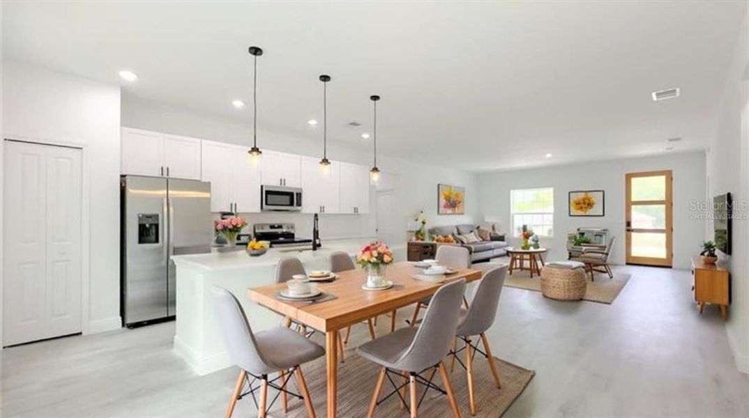 Furnished interior view inside a new home in , Citrus Springs (Image 3).