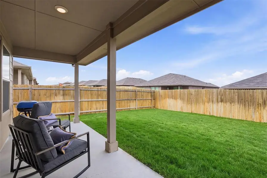 Exterior details and patio area of a home in Cresson Estates, Cresson (Image 4). Exterior details and patio area of a home in Cresson Estates, Cresson (Image 4).