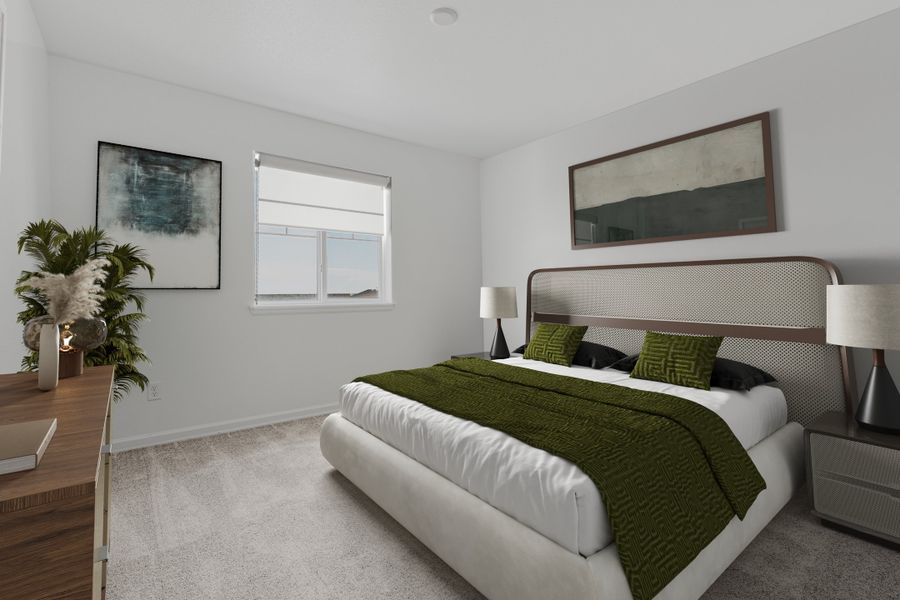 Furnished interior view inside a new home in Sterling Ranch Ascent Village, Littleton (Image 24).