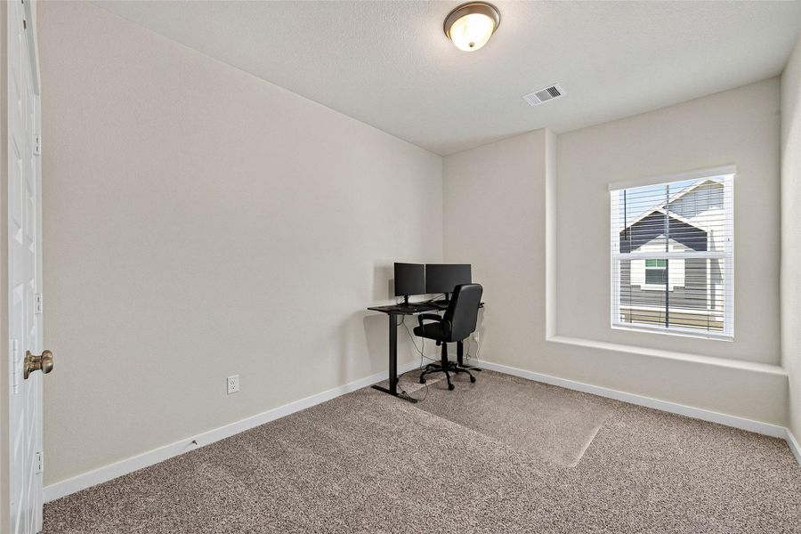 Furnished interior view inside a new home in Park Row Village, Houston (Image 31). Furnished interior view inside a new home in Park Row Village, Houston (Image 31).