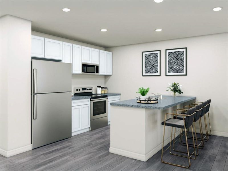 Furnished interior view inside a new home in Park Central, Mineola (Image 5). Furnished interior view inside a new home in Park Central, Mineola (Image 5).