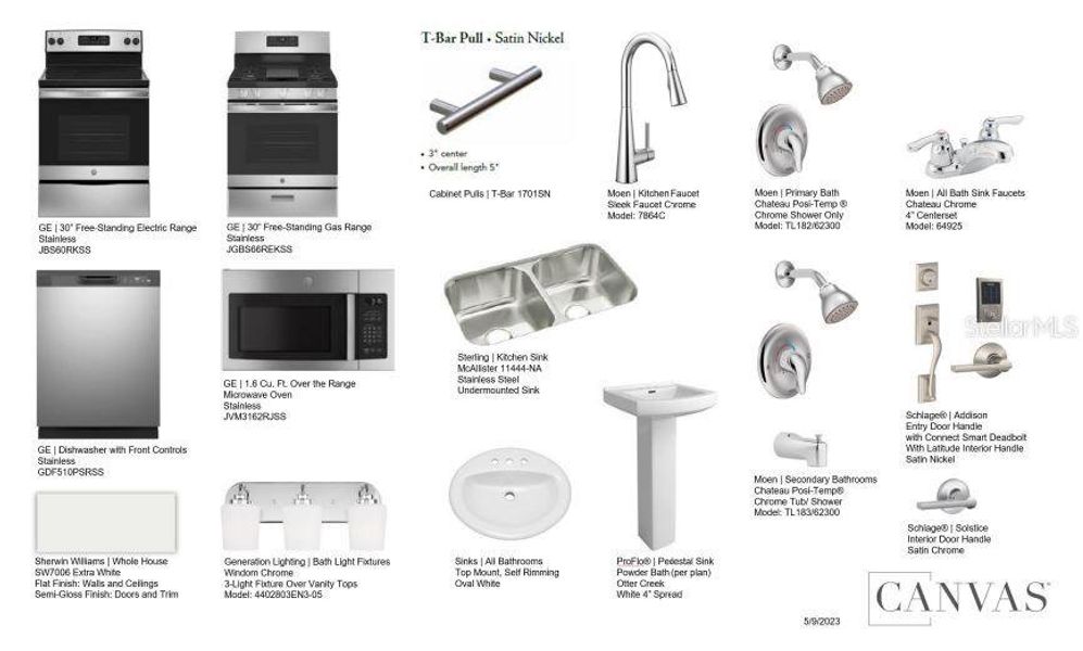 1959 Rosewood Circle design selections! This home is currently under construction and selections are subject to change.