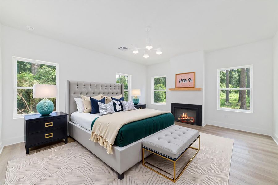 Primary Bedroom Virtually Staged Primary Bedroom Virtually Staged