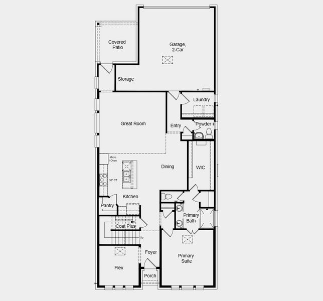 2D floor plan layout for the Hadley by Taylor Morrison in The Ranch at Uptown Celina 40s, Celina, TX (Image 3). 2D floor plan layout for the Hadley by Taylor Morrison in The Ranch at Uptown Celina 40s, Celina, TX (Image 3).
