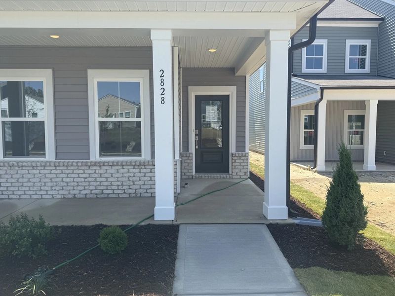 Exterior details and patio area of a home in The Point, Rolesville (Image 3). Exterior details and patio area of a home in The Point, Rolesville (Image 3).