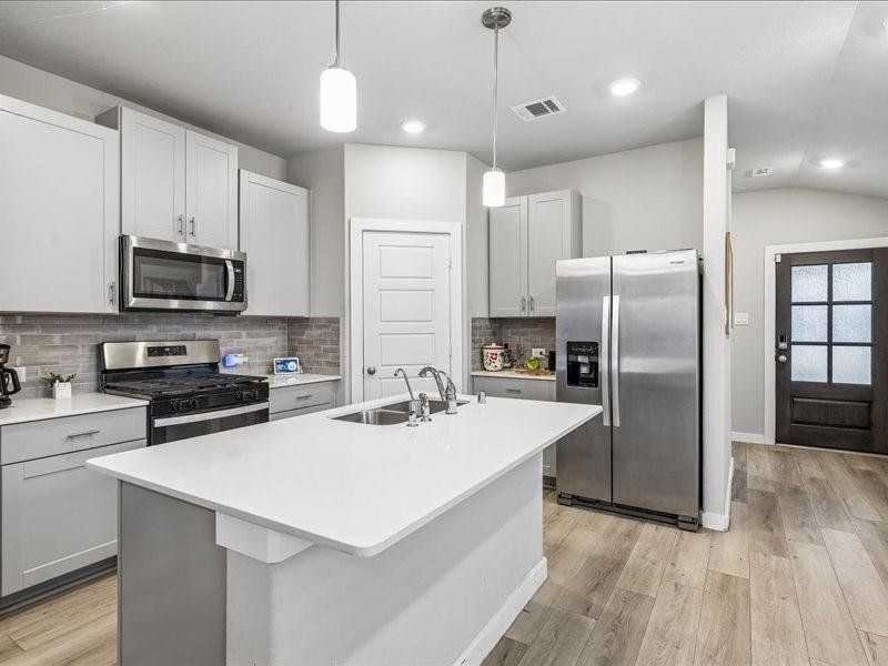 Furnished interior view inside a new home in Montgomery Oaks - Premier, Conroe (Image 3).