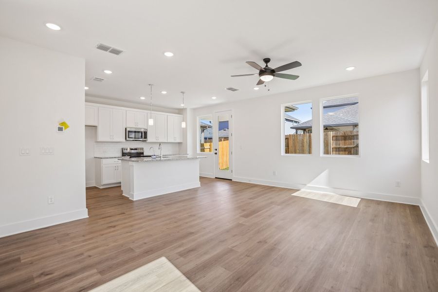 Spacious, unfurnished interior of a new home in Freedom at Anthem, Kyle (Image 12). Spacious, unfurnished interior of a new home in Freedom at Anthem, Kyle (Image 12).