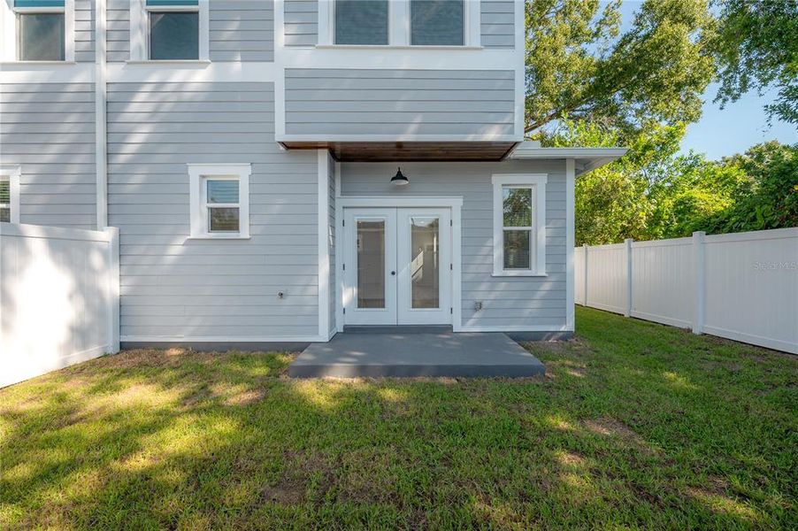 Exterior details and patio area of a home in , Tampa (Image 29). Exterior details and patio area of a home in , Tampa (Image 29).